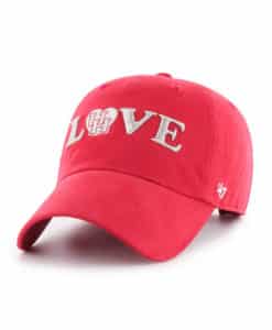 Houston Cougars Women's 47 Brand Love Red Clean Up Adjustable Hat