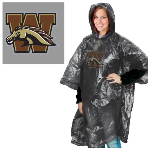 Western Michigan Broncos Hooded Rain Poncho