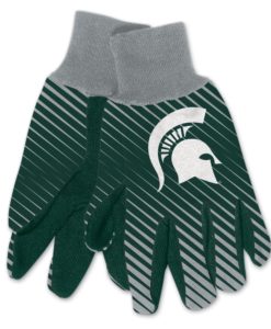 Michigan State Spartans Green Adult Two Tone Gloves
