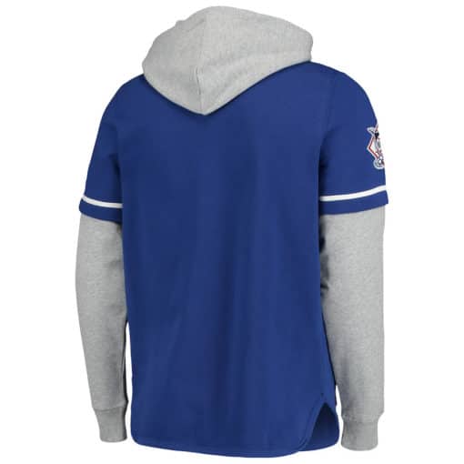Los Angeles Dodgers Men's 47 Brand Blue Shortstop Pullover Hoodie - Image 3