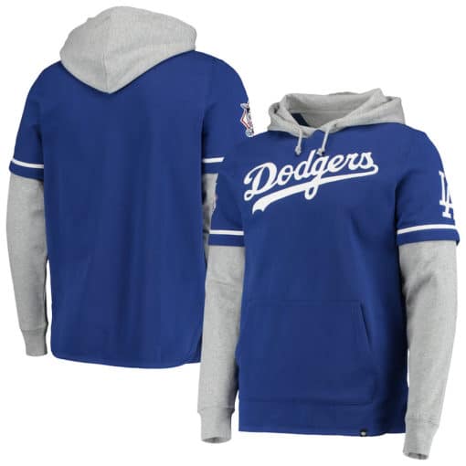 Brooklyn Dodgers Men's 47 Brand Cooperstown Cream Shortstop Pullover ...