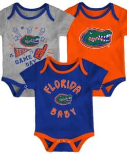 Florida Gators 3 Pack Champ Onesie Creeper Set