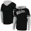 Chicago White Sox Men's 47 Brand Black Shortstop Pullover Hoodie