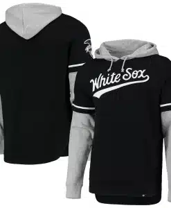 Chicago White Sox Men's 47 Brand Black Shortstop Pullover Hoodie