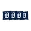 Detroit Tigers Wild Sports Navy Cornhole Bean Bag Set of 4