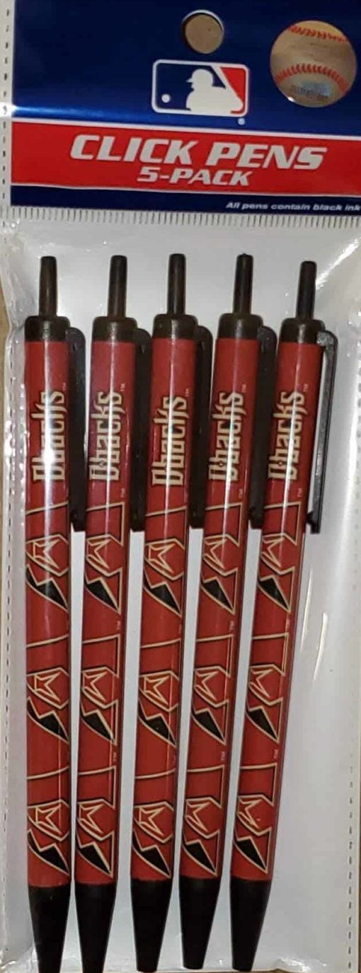 Arizona Diamondbacks Click Pens - 5 Pack