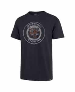 Detroit Tigers Men's 47 Brand Cooperstown Navy Scrum T-Shirt Tee