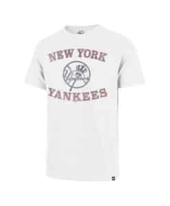 New York Yankees Men's 47 Brand Vintage White T-Shirt Tee