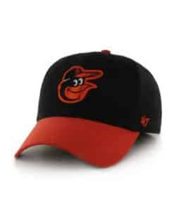 Baltimore Orioles INFANT 47 Brand Black Orange MVP Stretch Fit Hat
