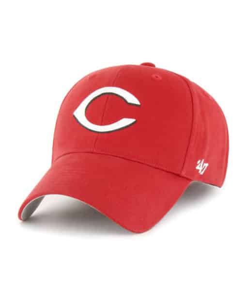 Cincinnati Reds YOUTH 47 Brand Red MVP Adjustable Hat