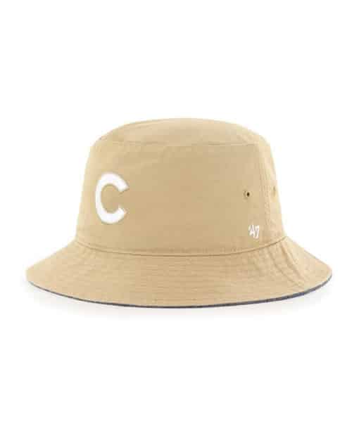 Chicago Cubs 47 Brand Khaki Chambray Ballpark Bucket Hat - Detroit Game ...