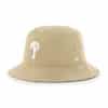 Philadelphia Phillies 47 Brand Khaki Chambray Ballpark Bucket Hat