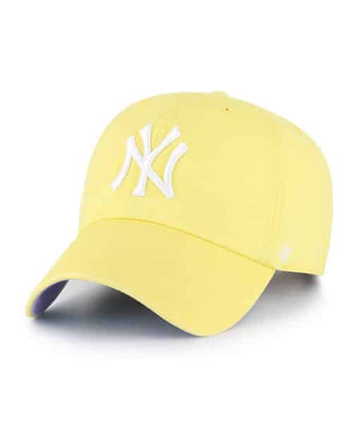 New York Yankees 47 Brand Yellow Ballpark Clean Up Adjustable Hat