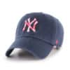 New York Yankees 47 Brand Navy Pink Camo Clean Up Adjustable Hat