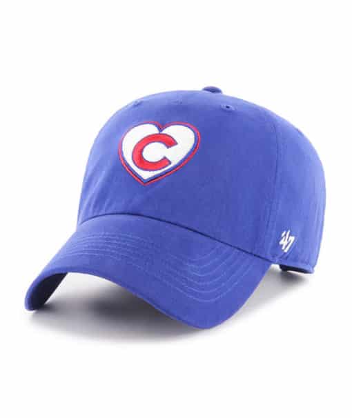 Chicago Cubs Women's 47 Brand Blue Courtney Clean Up Adjustable Hat