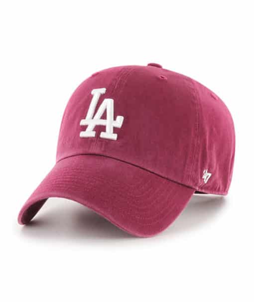 Los Angeles Dodgers 47 Brand Cardinal Clean Up Adjustable Hat