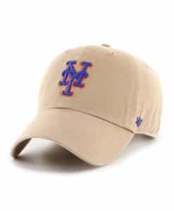 New York Mets 47 Brand Khaki Clean Up Adjustable Hat