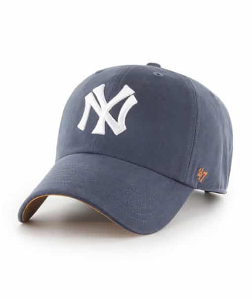 New York Yankees 47 Brand Cooperstown Vintage Navy Clean Up Adjustable Hat - Image 2