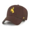 Wyoming Cowboys 47 Brand Brown MVP Adjustable Hat