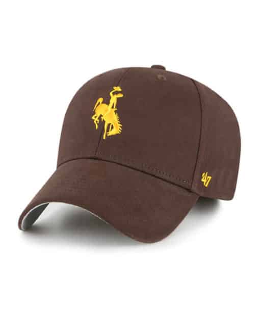 Wyoming Cowboys 47 Brand Brown MVP Adjustable Hat