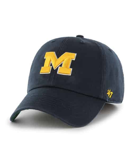 Michigan Wolverines 47 Brand Navy Franchise Fitted Hat