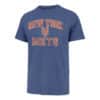 New York Mets Men's 47 Brand Cadet Blue Arch Franklin T-Shirt Tee