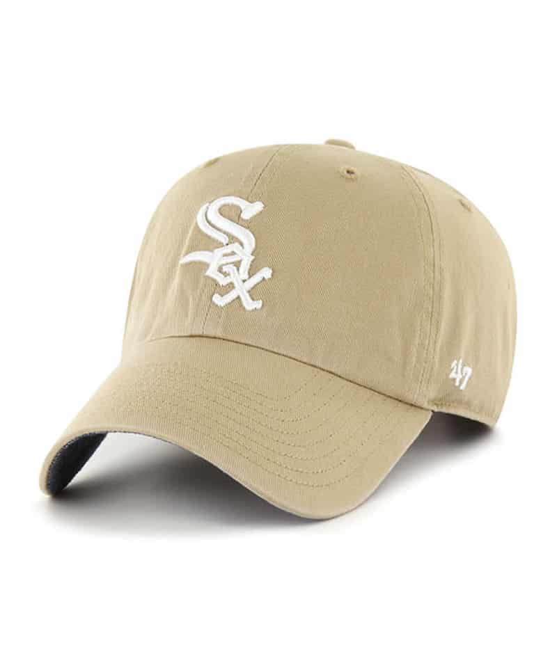 Chicago White Sox 47 Brand Khaki Chambray Ballpark Clean Up Adjustable ...