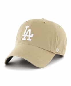 Los Angeles Dodgers 47 Brand Khaki Chambray Ballpark Clean Up Adjustable Hat