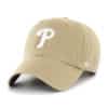 Philadelphia Phillies 47 Brand Khaki Chambray Ballpark Clean Up Adjustable Hat