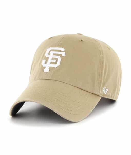 San Francisco Giants 47 Brand Khaki Chambray Ballpark Clean Up Adjustable Hat