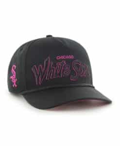 Chicago White Sox 47 Brand Script Hitch Black Orchid Pink Snapback Hat