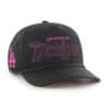 Los Angeles Dodgers 47 Brand Script Hitch Black Orchid Pink Snapback Hat