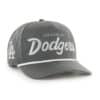 Los Angeles Dodgers 47 Brand Crosstown Charcoal Snapback Hat