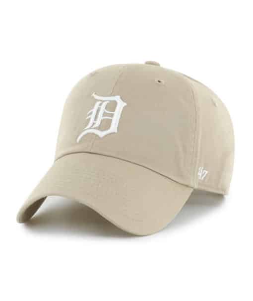 Detroit Tigers 47 Brand Khaki Clean Up Adjustable Hat
