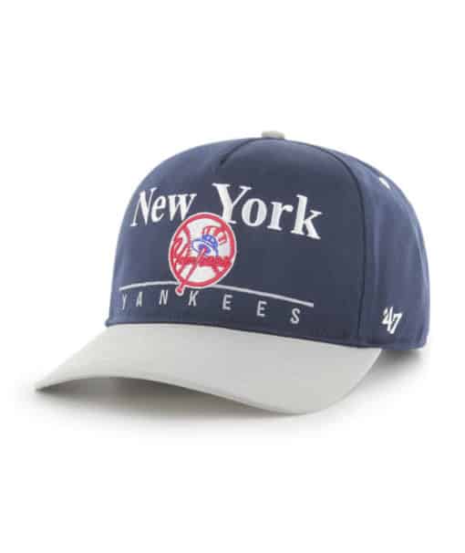 New York Yankees 47 Brand Super Hitch Navy Snapback Hat - Image 3