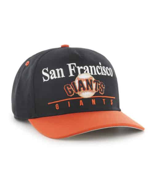 San Francisco Giants 47 Brand Super Hitch Black Snapback Hat