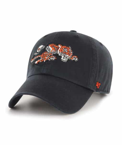 Cincinnati Bengals YOUTH 47 Brand Legacy Black Clean Up Adjustable Hat