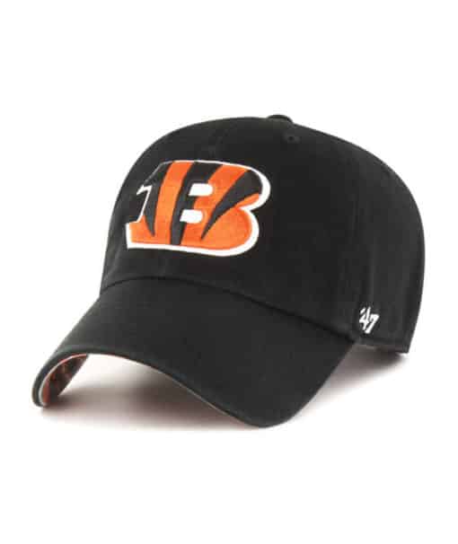 Cincinnati Bengals 47 Brand Zubaz Under Black Clean Up Adjustable Hat