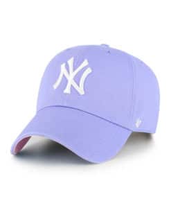 New York Yankees 47 Brand Lavender Ballpark Clean Up Adjustable Hat