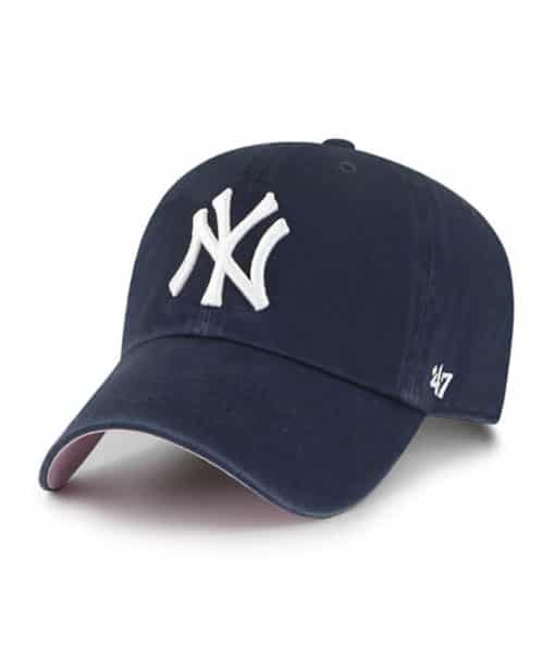 New York Yankees 47 Brand Navy Ballpark Clean Up Adjustable Hat