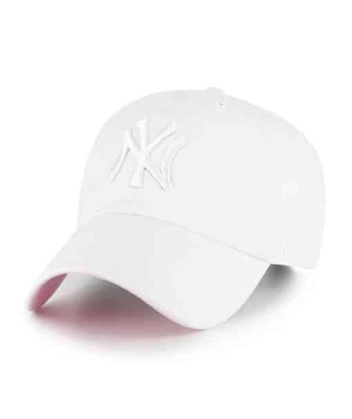New York Yankees 47 Brand White Ballpark Clean Up Adjustable Hat