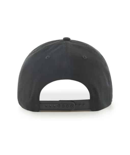 San Diego Padres 47 Brand Script Hitch Black Orange Snapback Hat - Image 4