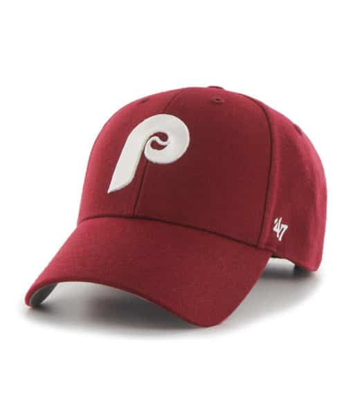 Philadelphia Phillies 47 Brand Cooperstown Cardinal MVP Adjustable Hat