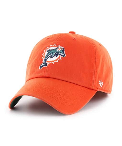 Miami Dolphins 47 Brand Legacy Orange Franchise Fitted Hat