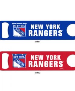 New York Rangers Red Blue Metal Bottle Opener 2-Sided