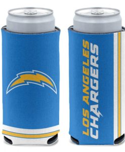 Los Angeles Chargers 12 oz Slim Blue Can Cooler Holder