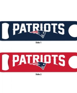 New England Patriots Red Blue Metal Bottle Opener 2-Sided