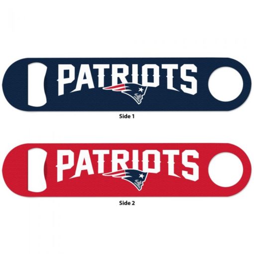 New England Patriots Red Blue Metal Bottle Opener 2-Sided
