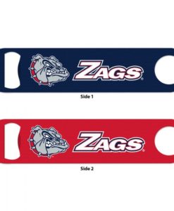 Gonzaga Bulldogs Red Blue Metal Bottle Opener 2-Sided