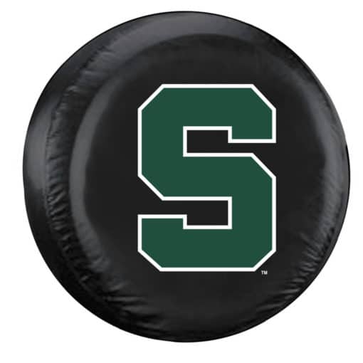 Michigan State Spartans NCAA Black Tire Cover Large Size